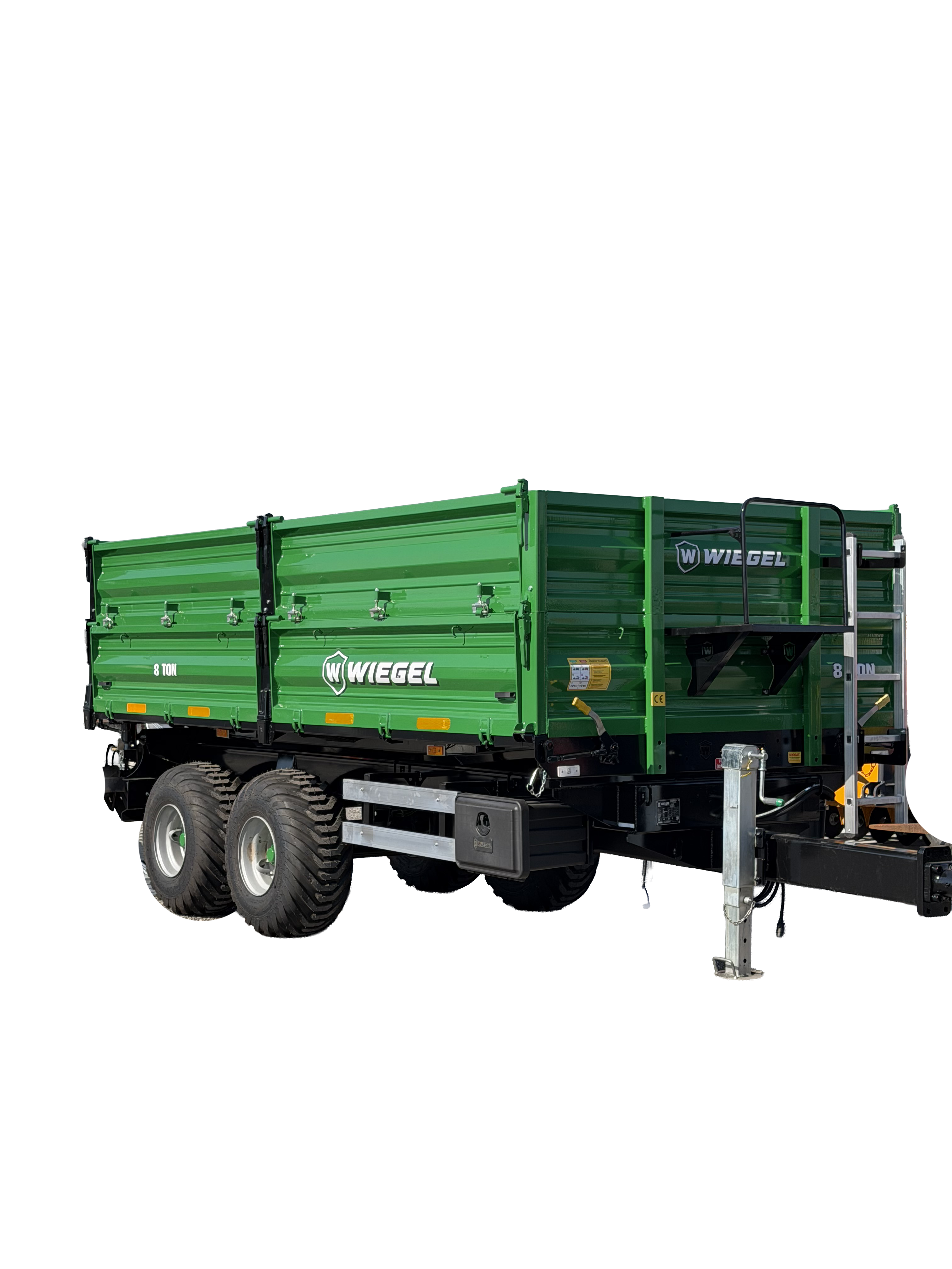 8 Ton Three-Way Tipping Trailer