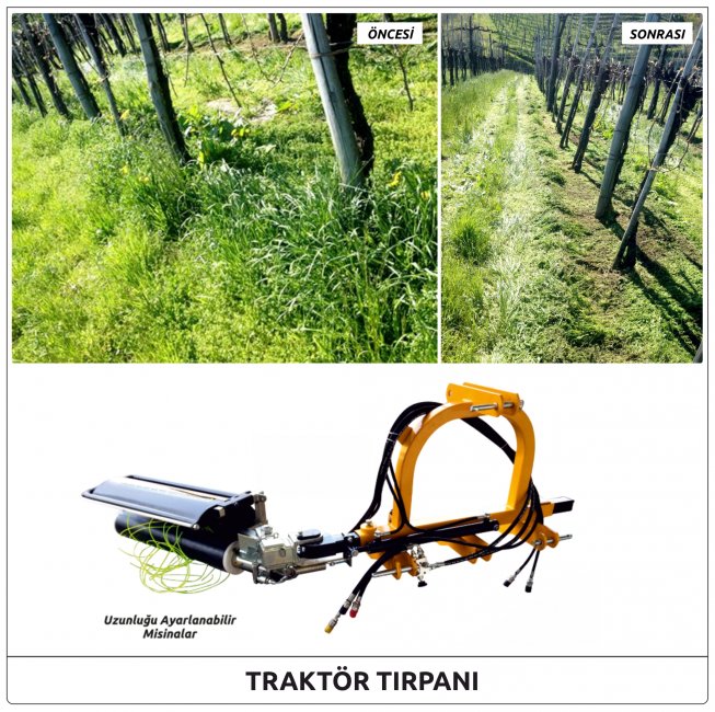 Тракторна косачка за редове ECODISC